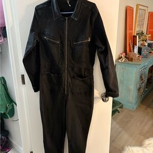 Free People Black Jumpsuit